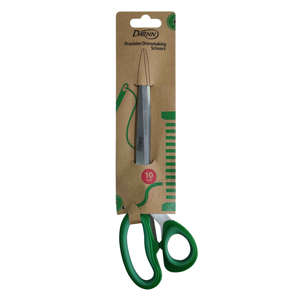 Darnn 10" Dressmaking Scissors, Long Scissors for Craft
