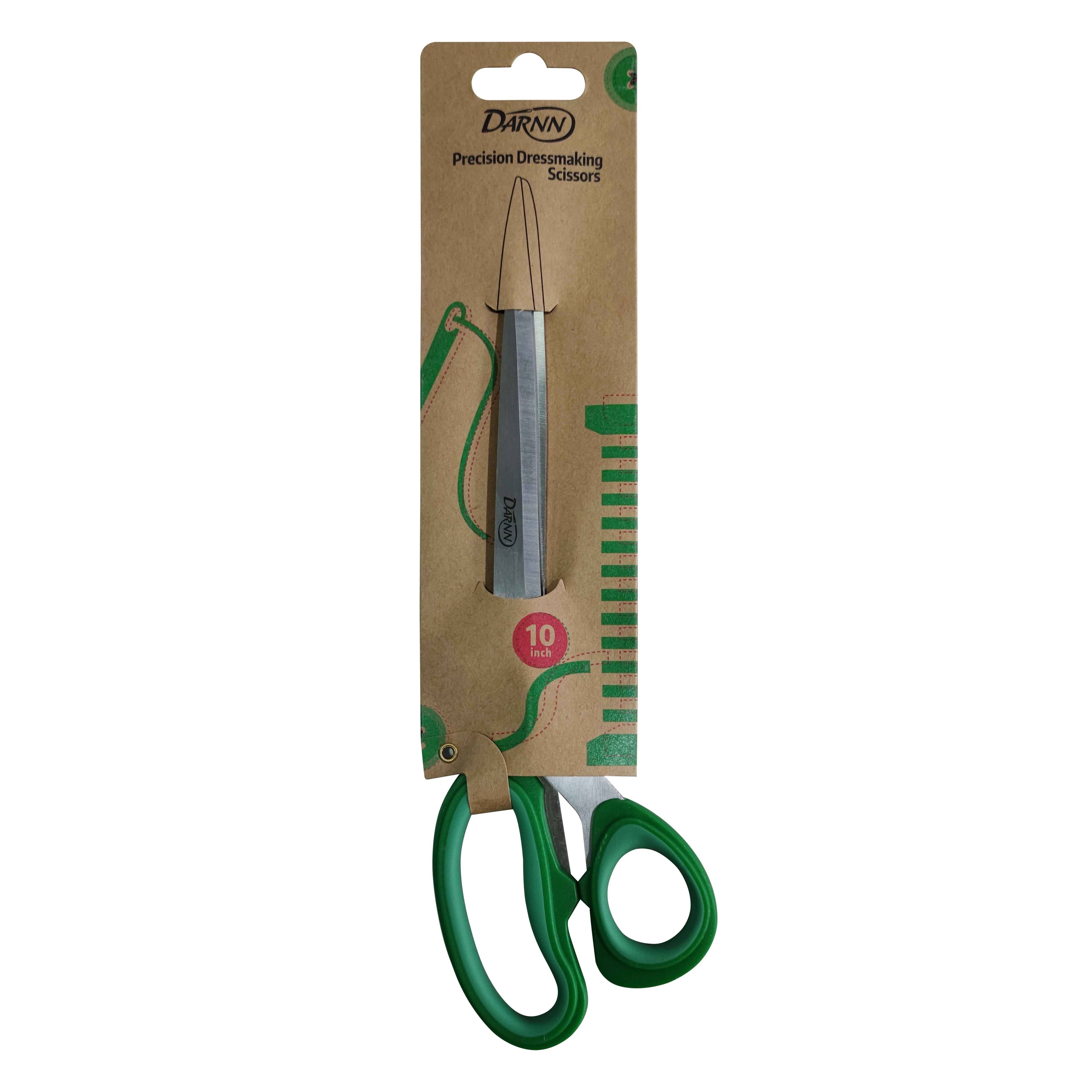 Darnn 10" Dressmaking Scissors, Long Scissors for Craft