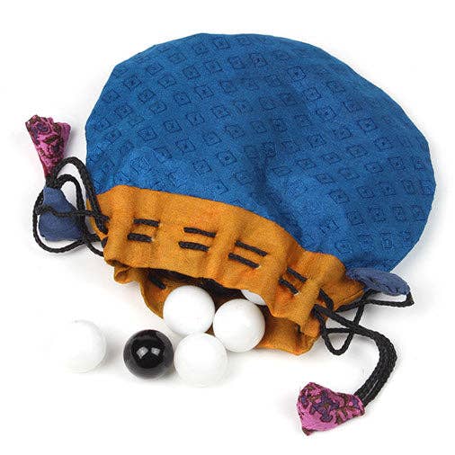 Recycled Sari Drawstring Pouch