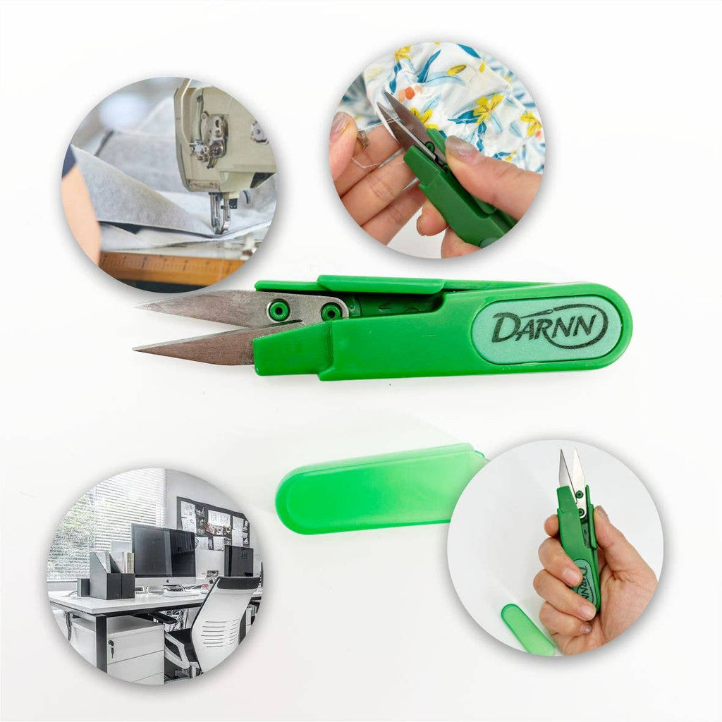 Darnn Thread Cutter, Craft Scissors with Cover