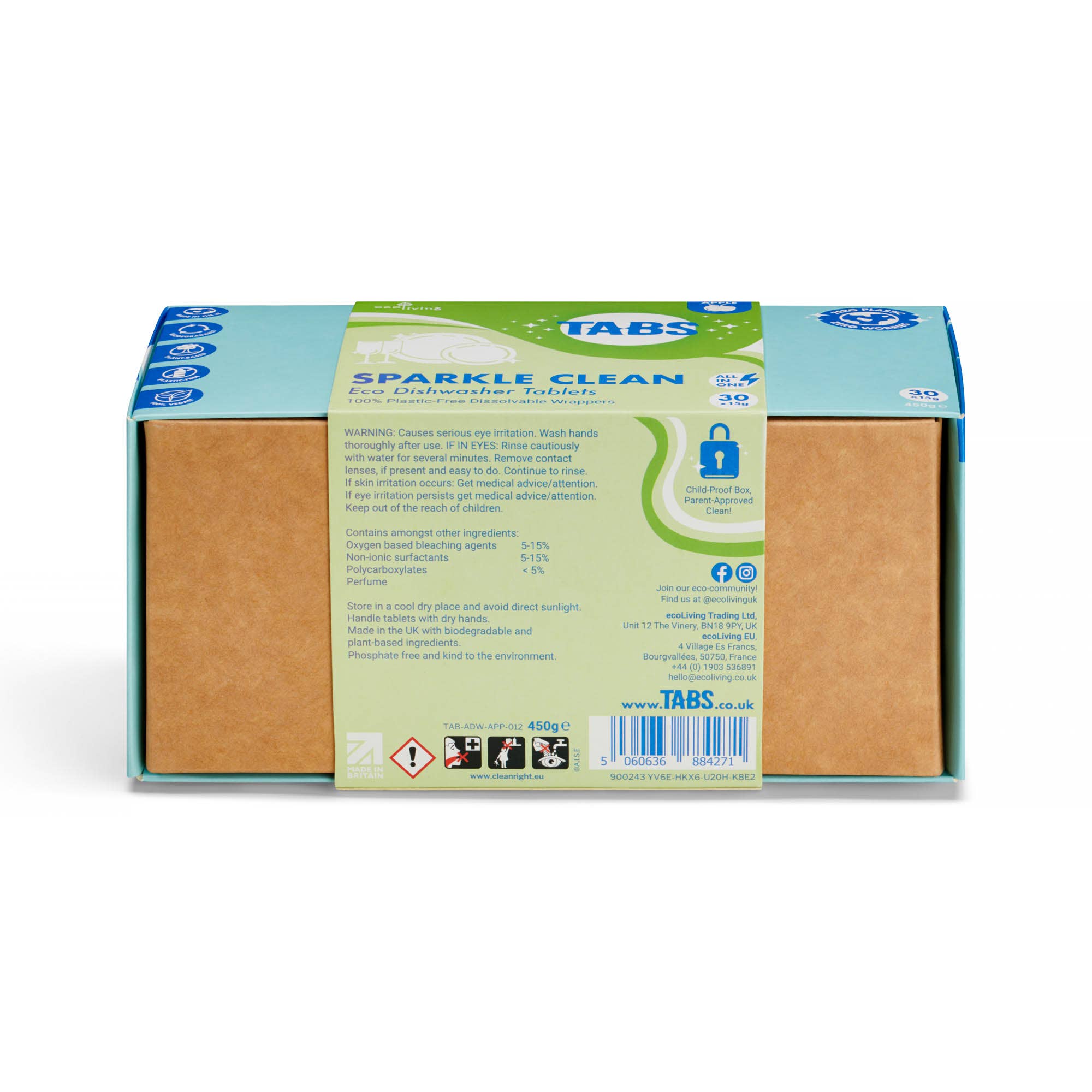 TABS Dishwasher Tablets Sparkle Clean UK