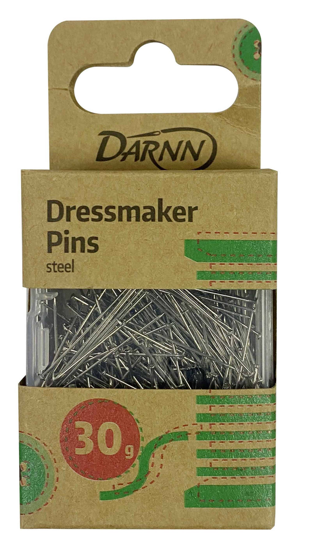 Darnn Dressmaker Pins 30g, Straight Pins For Dress Making