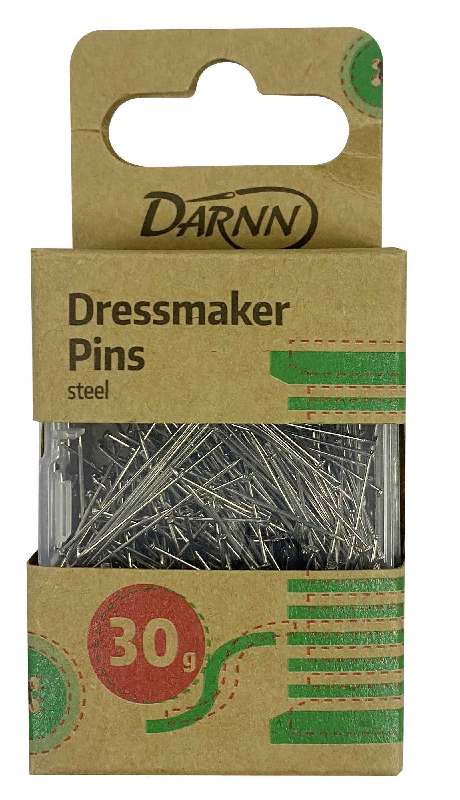 Darnn Dressmaker Pins 30g, Straight Pins For Dress Making