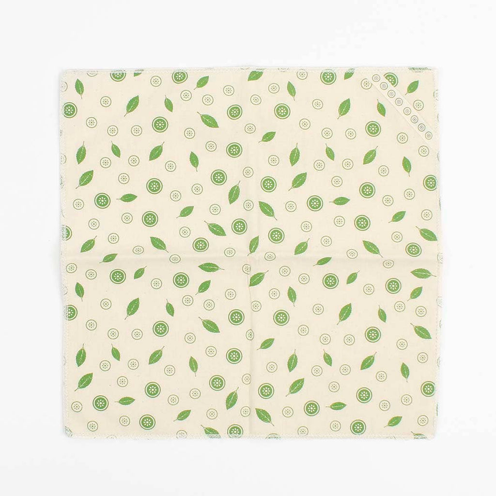 Organic Cotton Unpaper Towels - Mint Leaf - Pack of 5