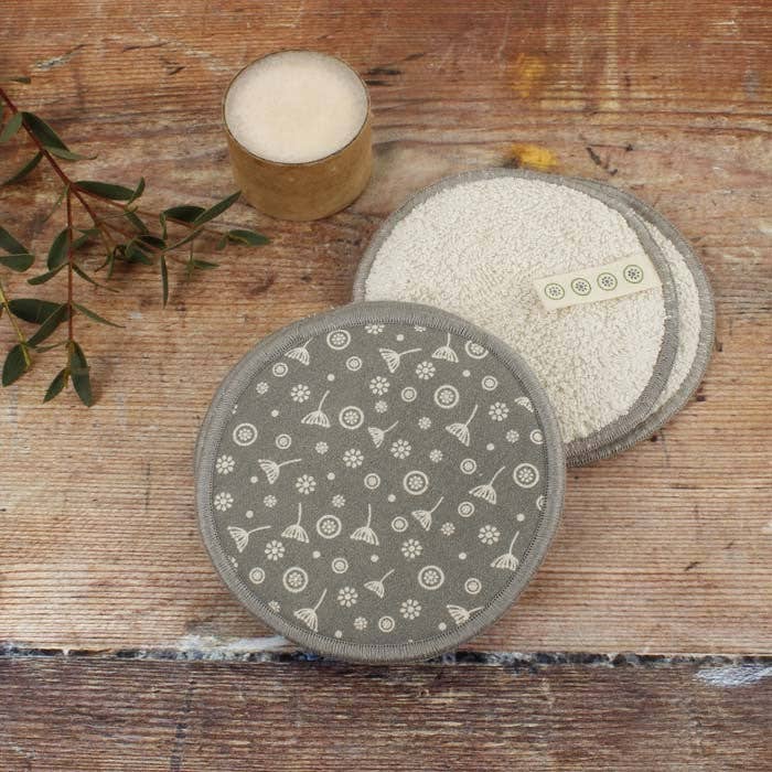 Organic Cotton Facial Pads - Meadow - Pack of 5