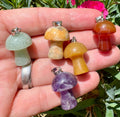 Gemstone Mushroom Pendant