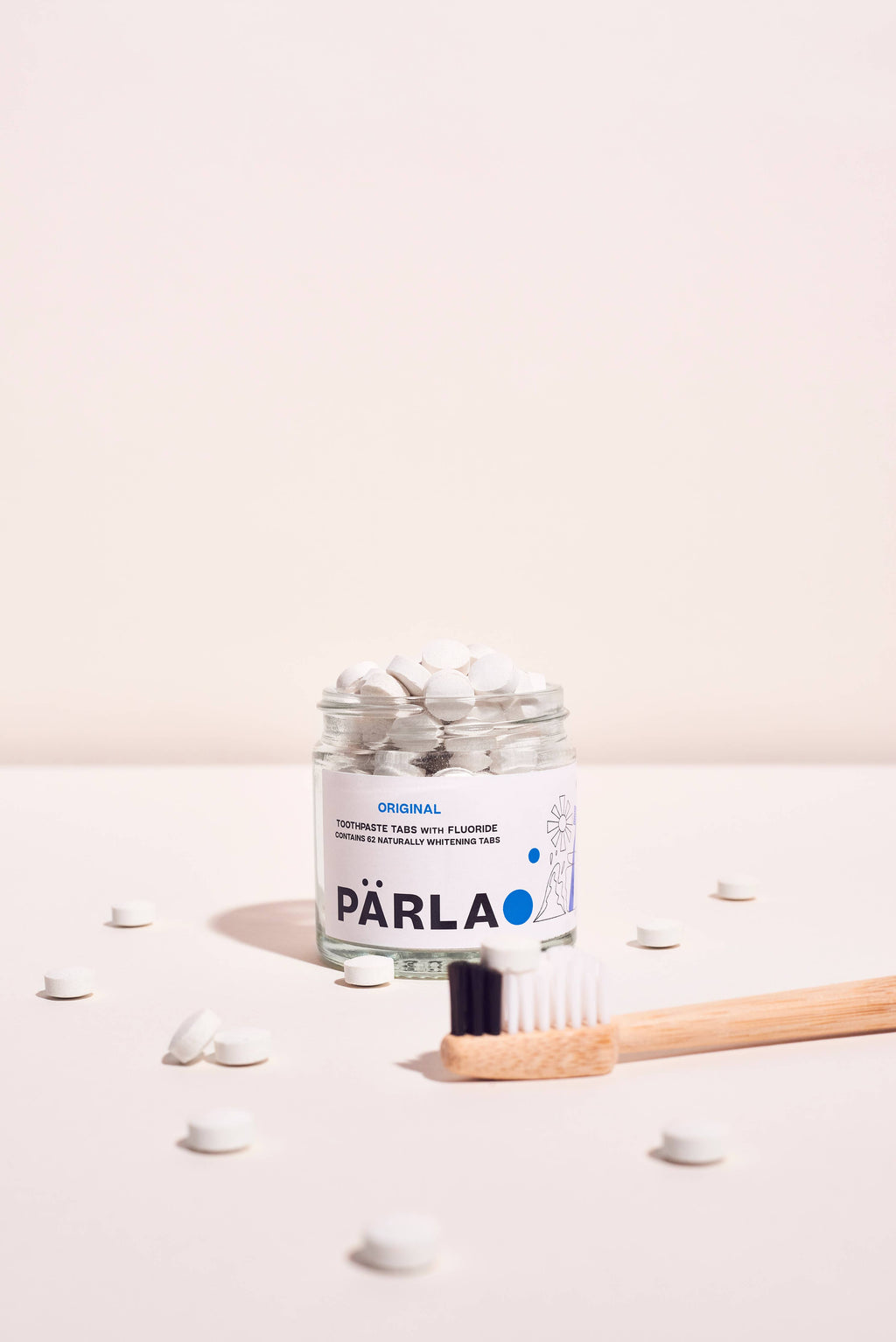 PÄRLA Original Naturally Whitening Toothpaste Tabs 62s