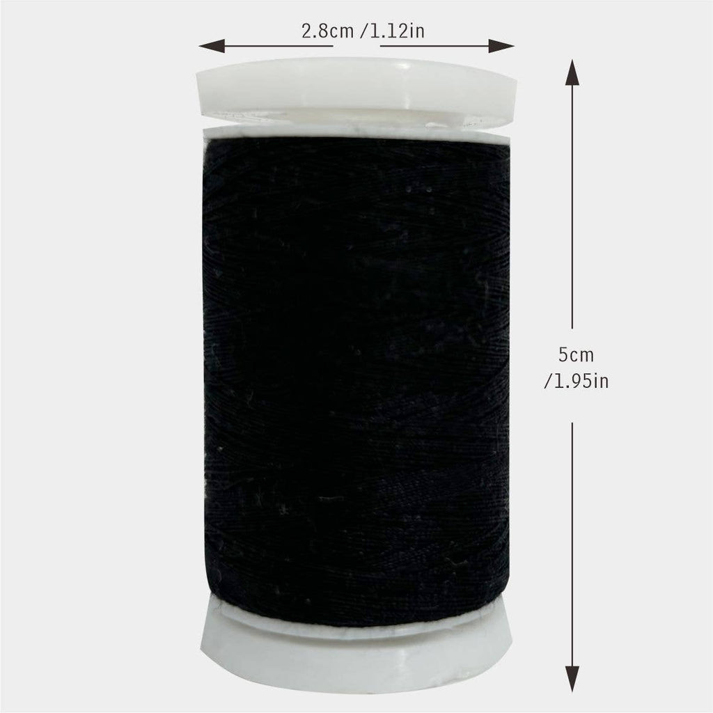 Darnn Polyester Sewing Thread Black, Thread in Black