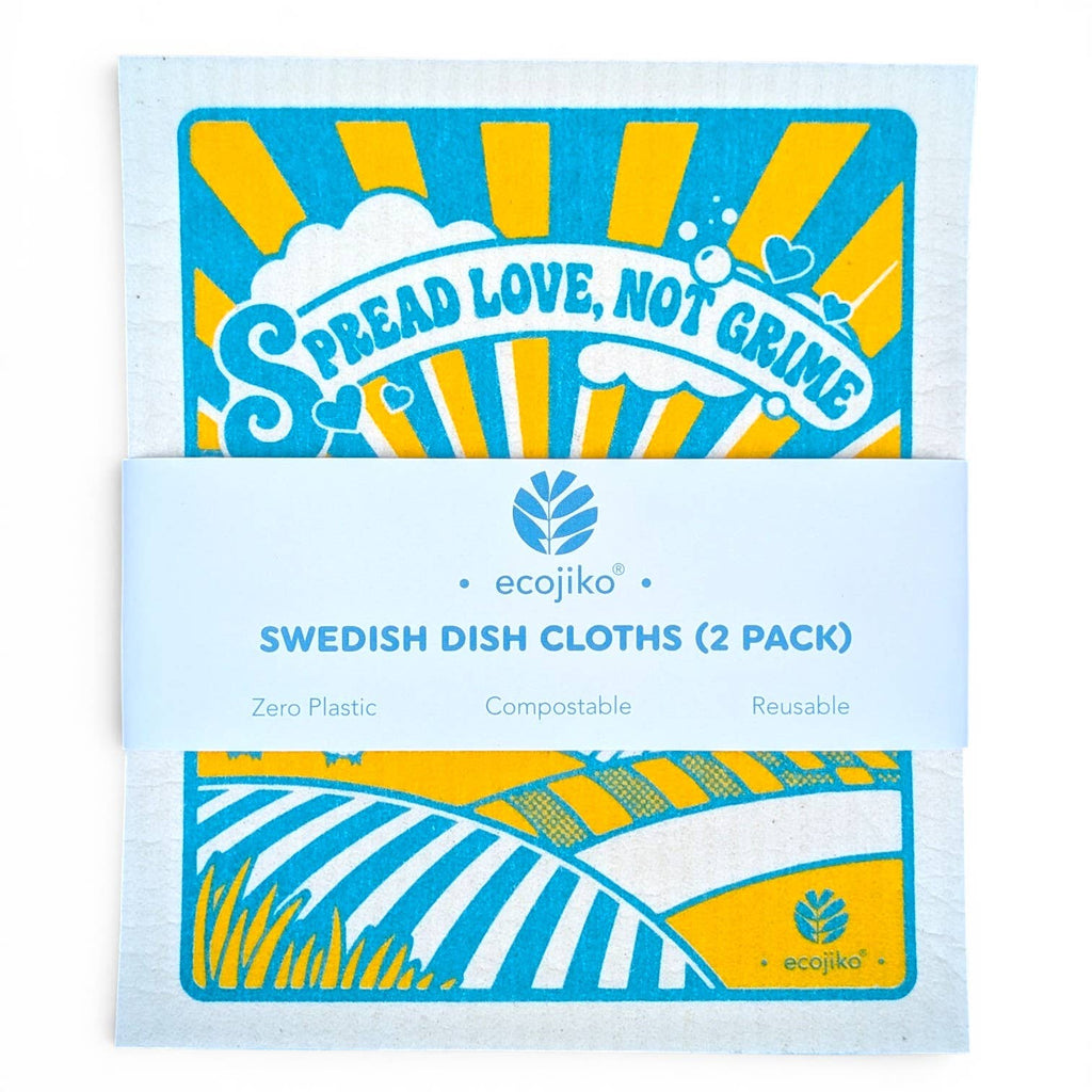 Swedish Dish Cloth | Reusable Cleaning Cloth (2 pack)