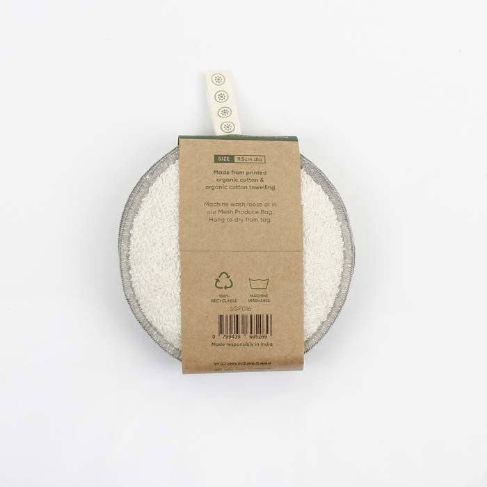 Organic Cotton Facial Pads - Meadow - Pack of 5