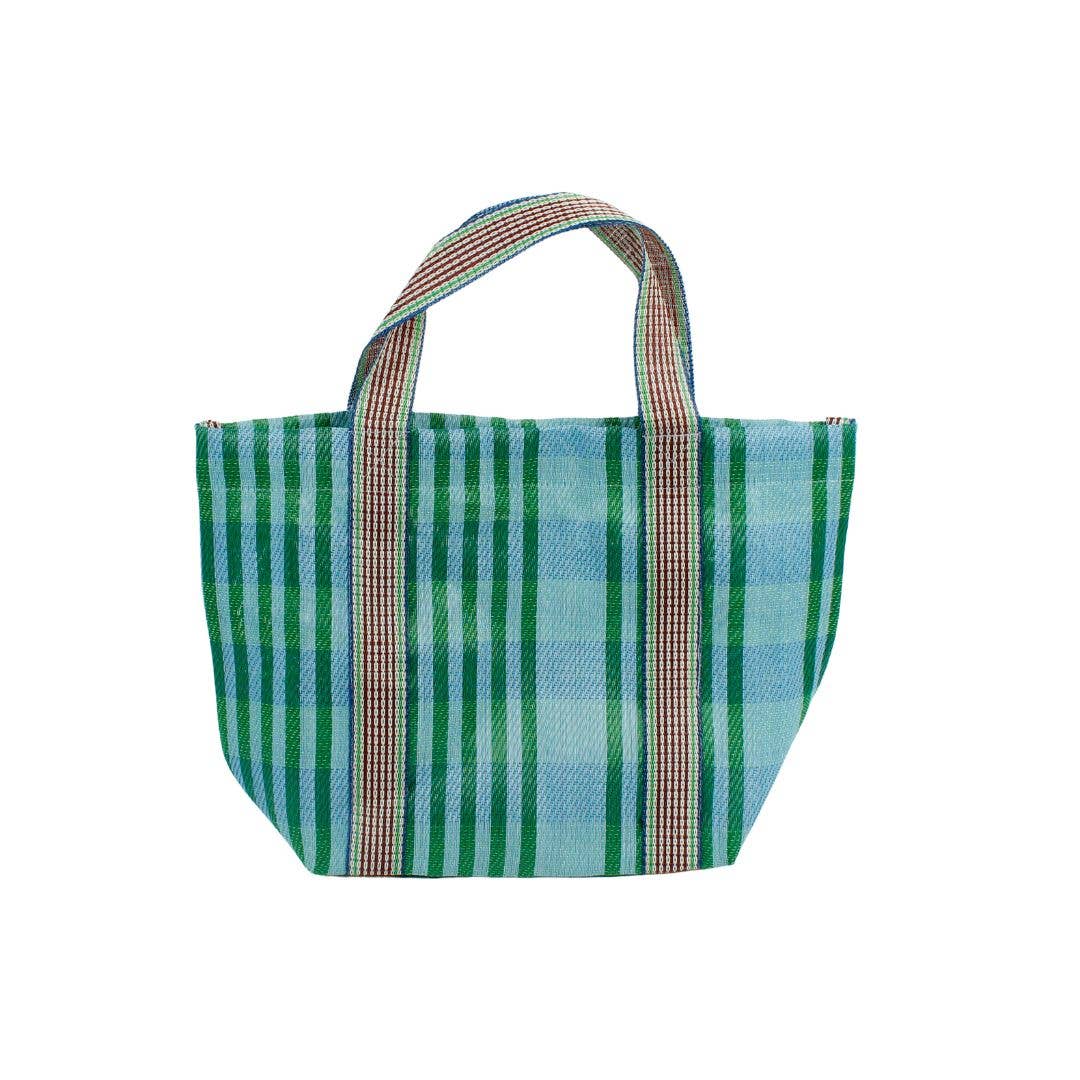 Recycled Woven Lunch Bag - Ocean
