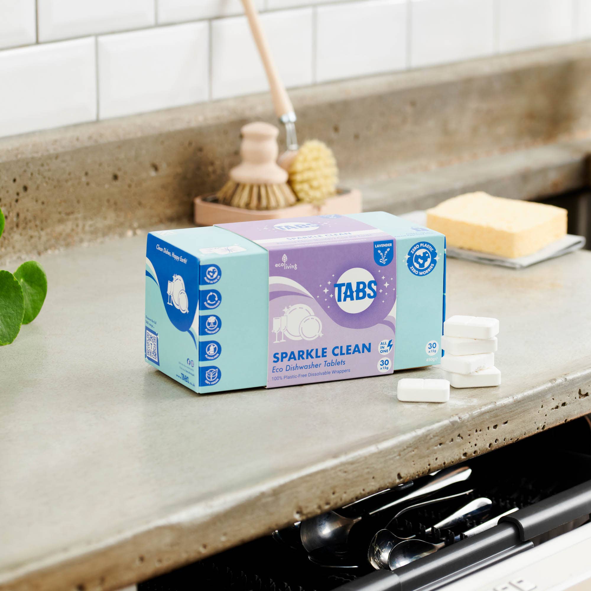 TABS Dishwasher Tablets Sparkle Clean UK