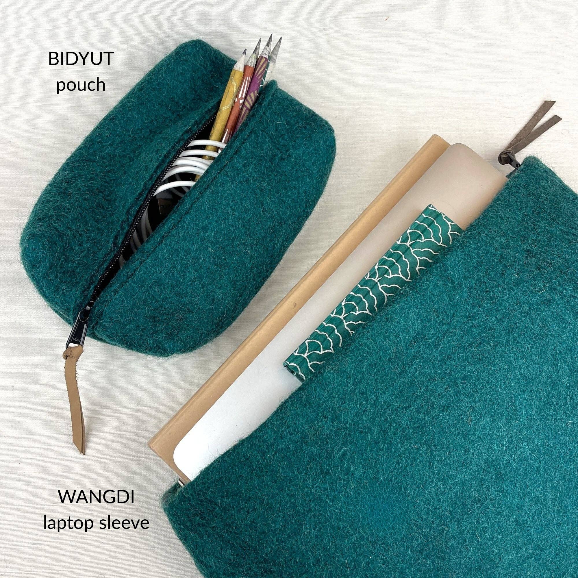 BIDYUT Boxy Felt Pouch Desk Tidy