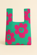 Bold Blooms - Knitted Bag