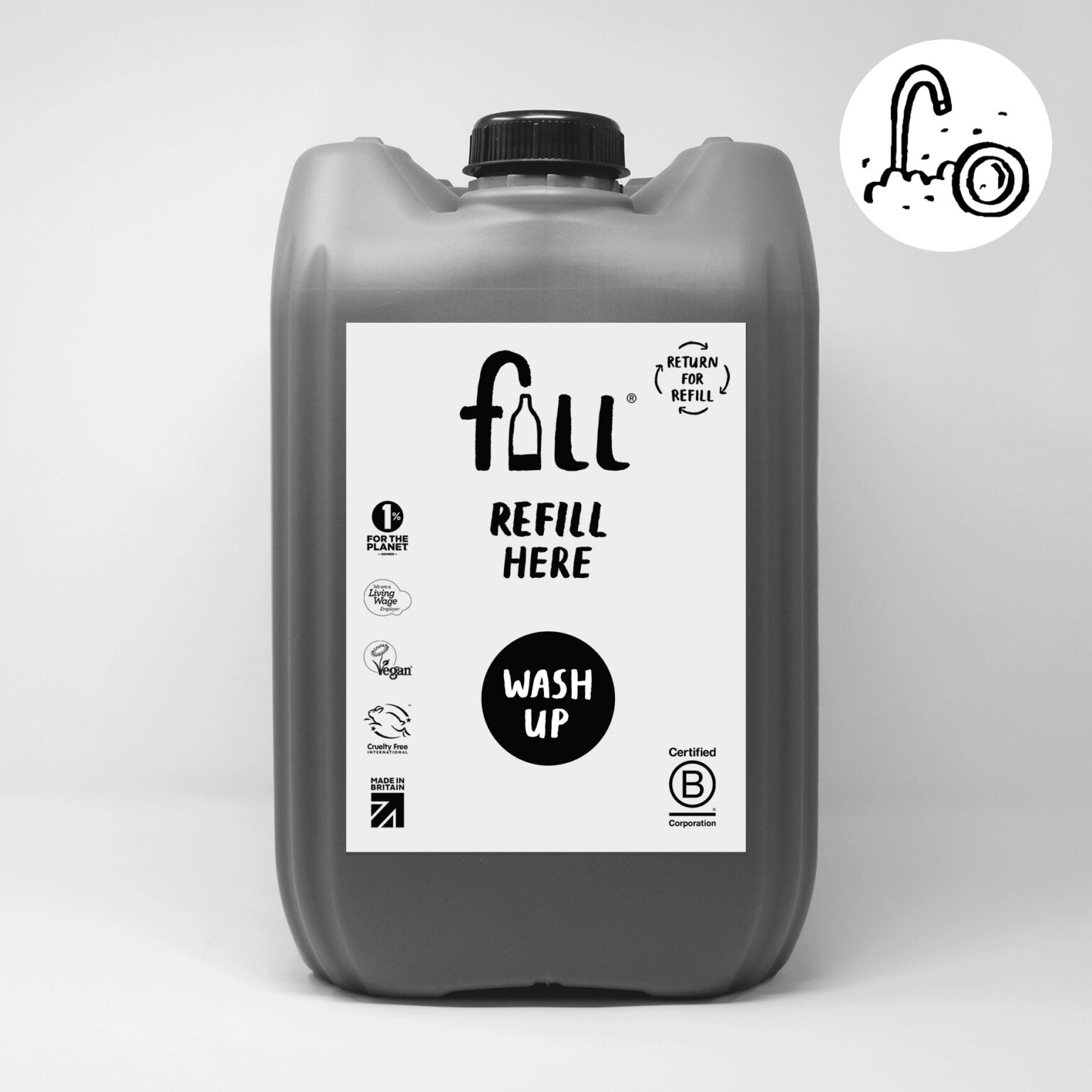 REFILL 1lt - Wash Up - Ginger