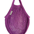 Organic Short Handled String Bag - PURPLE