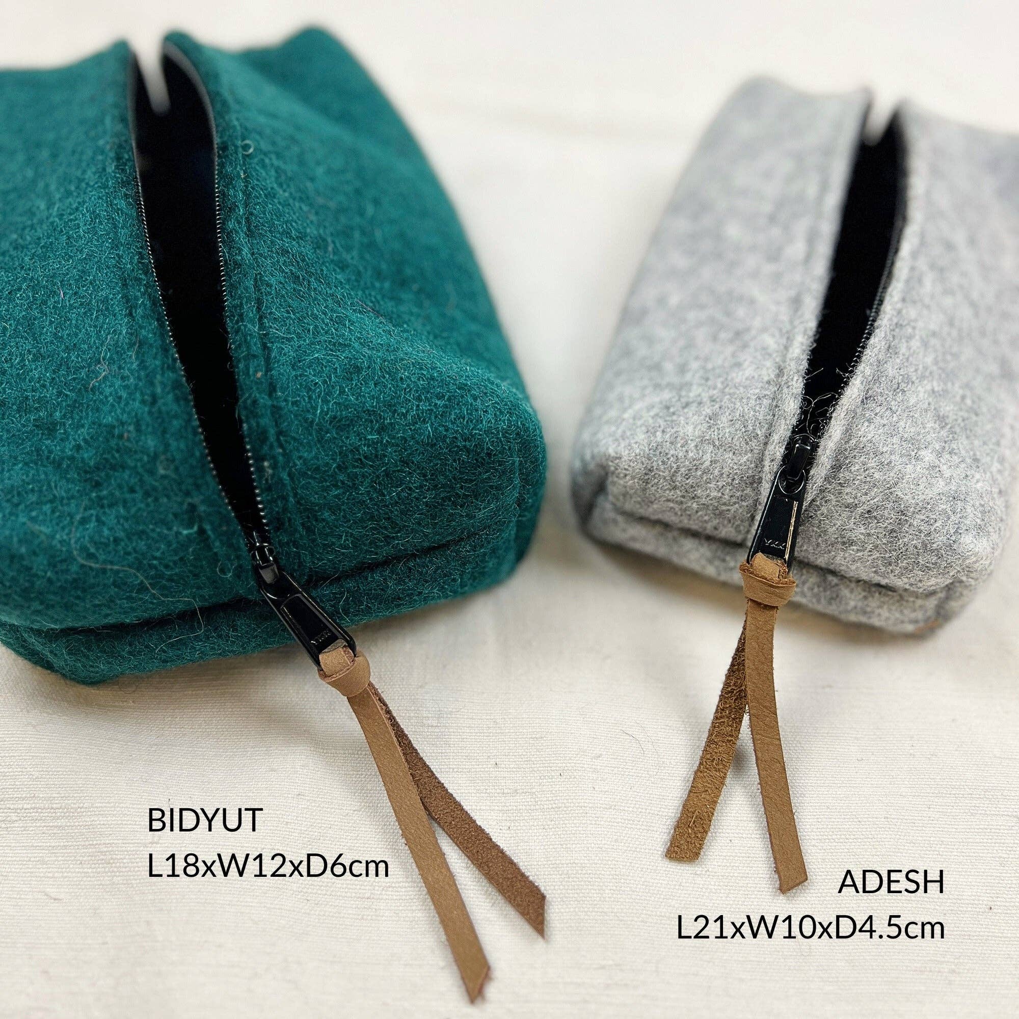 BIDYUT Boxy Felt Pouch Desk Tidy