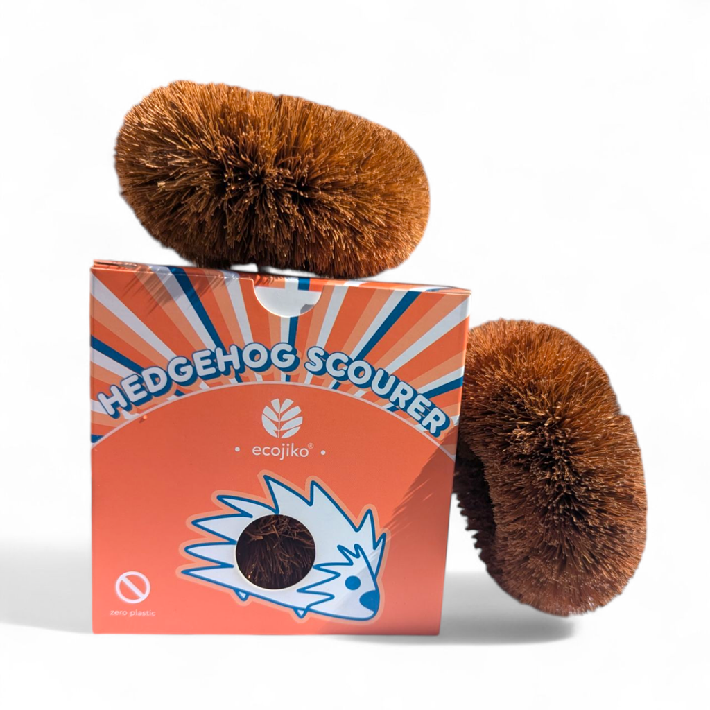 Hedgehog Coconut Scourers (2 pck) | Washing Up Scourers