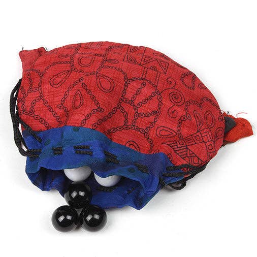 Recycled Sari Drawstring Pouch
