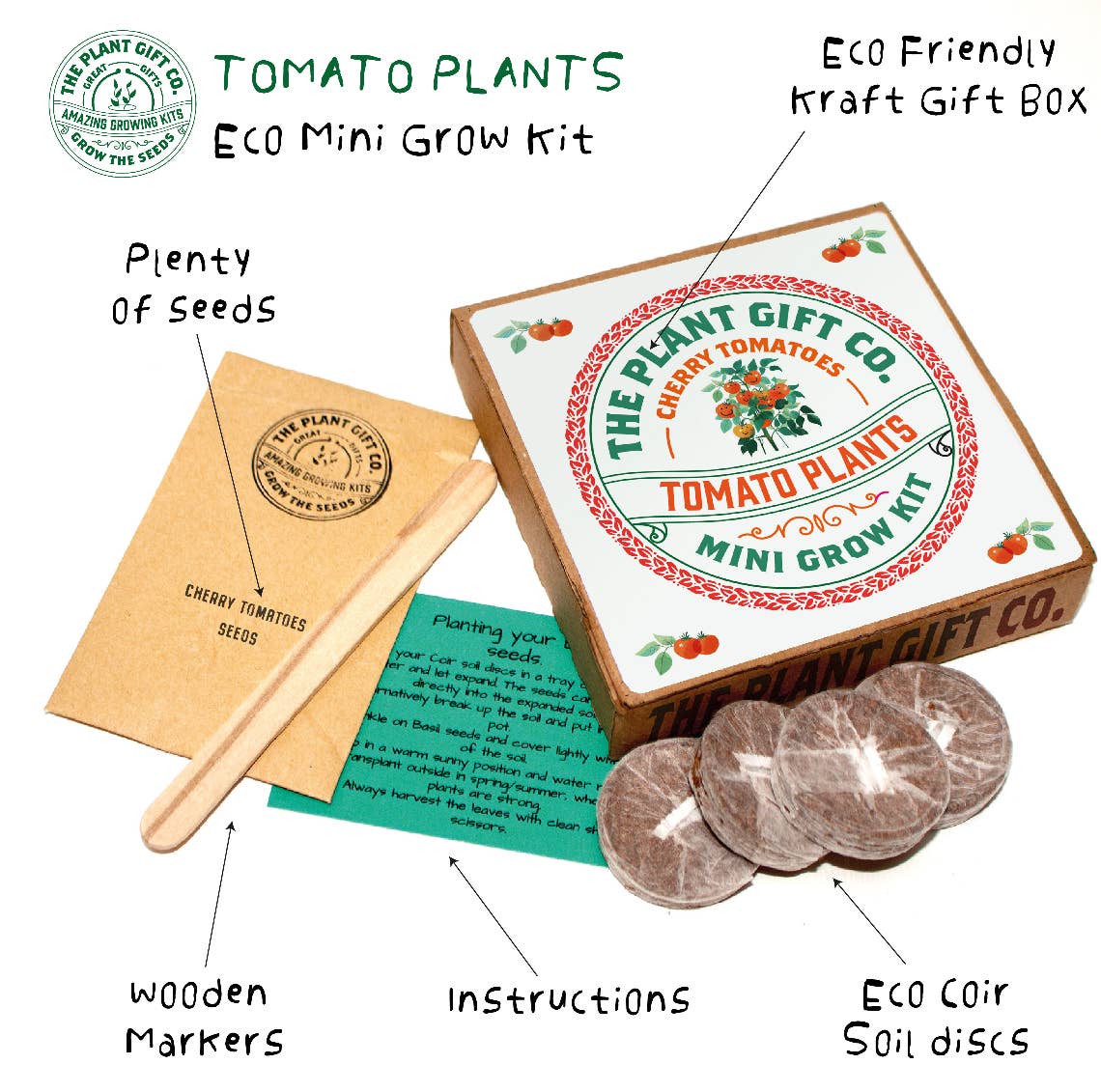 Tomato Plants. Eco Mini Plant Grow Kit
