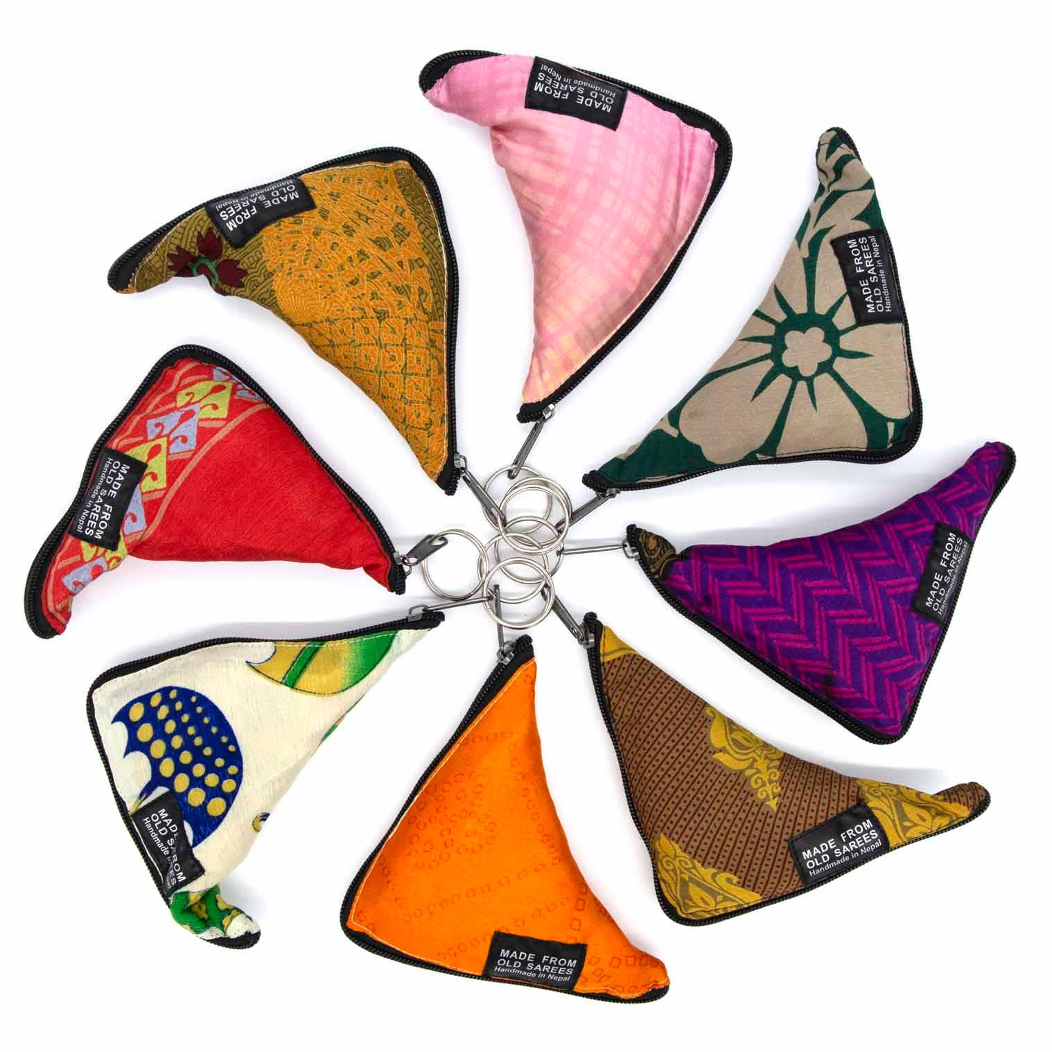 Recycled Sari Fold Out Bag